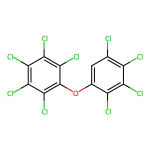 1,2,3,4,5-Pentachloro-6-(2,3,4,5-tetrachlorophenoxy)benzene structure