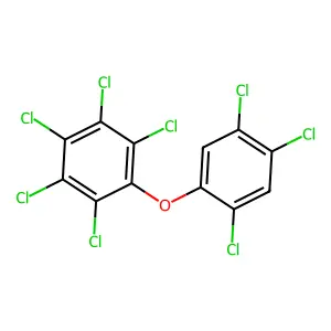 1,2,3,4,5-pentachloro-6-(2,4,5-trichlorophenoxy)benzene structure
