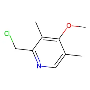 Structure of 2-(Chloromethyl)-4-methoxy-3,5-dimethylpyridine