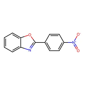 Benzoxazole, 2-(4-nitrophenyl)- structure