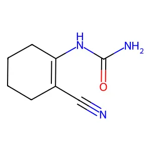 1-(2-cyanocyclohex-1-en-1-yl)urea structure