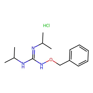1-phenylmethoxy-2,3-di(propan-2-yl)guanidinehydrochloride structure