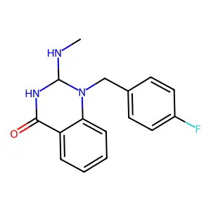 Compound C16H16FN3O structure