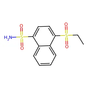 Compound C12H13NO4S2 structure