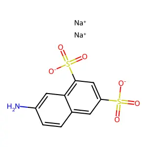 disodium7-aminonaphthalene-1,3-disulfonate structure