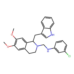Compound C27H28ClN3O2 structure