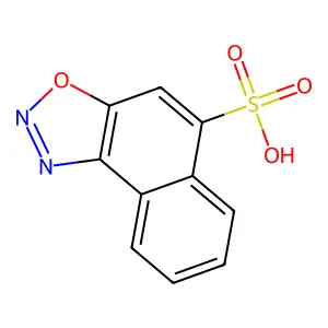 benzo[e][1,2,3]benzoxadiazole-5-sulfonic acid structure
