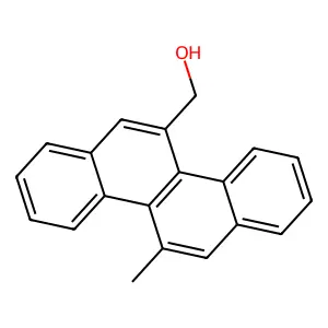 (11-methylchrysen-5-yl)methanol structure