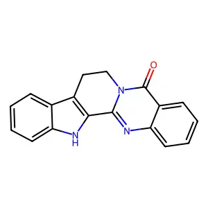 Rutaecarpine structure