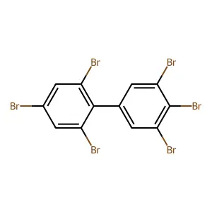 1,1'-Biphenyl, 2,3',4,4',5',6-hexabromo- structure