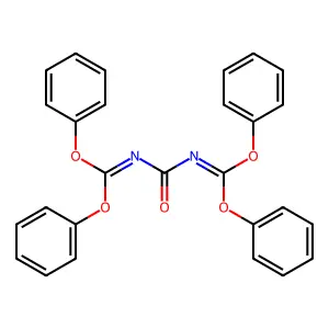 1,3-bis(diphenoxymethylidene)urea structure