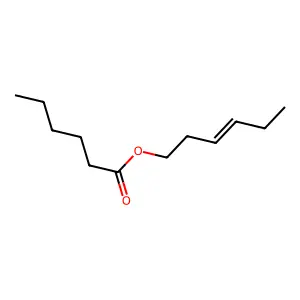 Hex-3-en-1-yl hexanoate structure