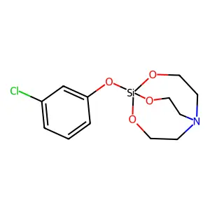 1-(3-Chlorophenoxy)silatrane structure