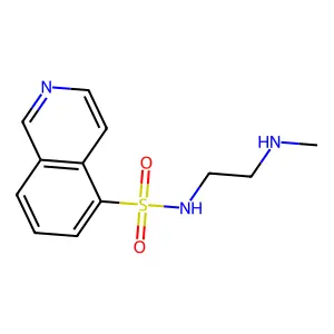 N-[2-(methylamino)ethyl]isoquinoline-5-sulfonamide structure