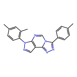 10-(2,4-dimethylphenyl)-5-(4-methylphenyl)-3,4,6,8,10,11-hexazatricyclo[7.3.0.02,6]dodeca-1(9),2,4,7,11-pentaene structure