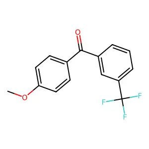 (4-methoxyphenyl)-[3-(trifluoromethyl)phenyl]methanone structure