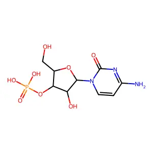 Cytidine 3'-monophosphate structure