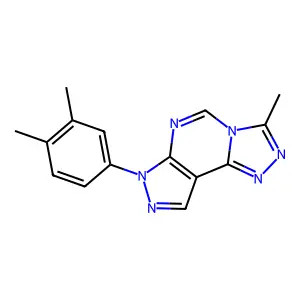 10-(3,4-dimethylphenyl)-5-methyl-3,4,6,8,10,11-hexazatricyclo[7.3.0.02,6]dodeca-1(9),2,4,7,11-pentaene structure