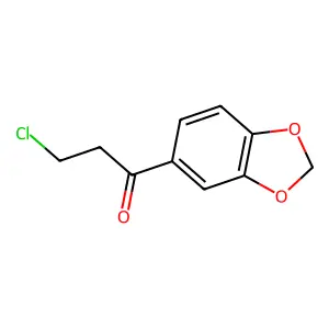 1-(1,3-benzodioxol-5-yl)-3-chloropropan-1-one structure
