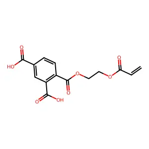 1-(2-Acryloyloxyethyl) trimellitate structure