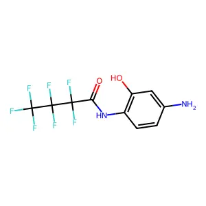 N-(4-amino-2-hydroxyphenyl)-2,2,3,3,4,4,4-heptafluorobutanamide structure