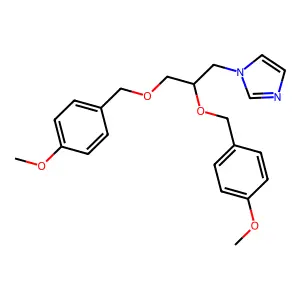 1-(2,3-Bis((4-methoxyphenyl)methoxy)propyl)-1H-imidazole structure