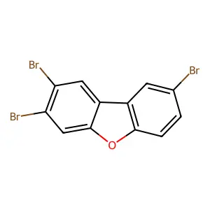 Compound C12H5Br3O structure