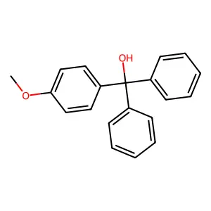 (4-methoxyphenyl)-diphenylmethanol structure