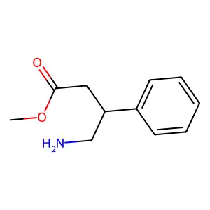 methyl 4-amino-3-phenylbutanoate structure