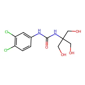 1-(3,4-dichlorophenyl)-3-[1,3-dihydroxy-2-(hydroxymethyl)propan-2-yl]urea structure