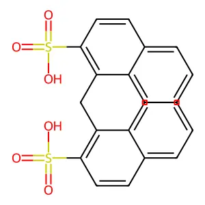 Compound C21H16O6S2 structure