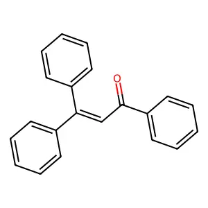 1,3,3-triphenylprop-2-en-1-one structure
