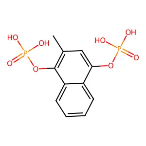 Menadiol diphosphate structure