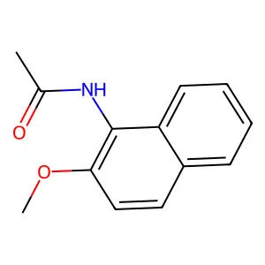 N-(2-methoxynaphthalen-1-yl)acetamide structure