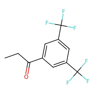 1-[3,5-bis(trifluoromethyl)phenyl]propan-1-one structure
