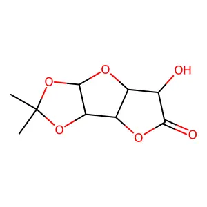 1,2-O-Isopropylidene-betaD-idofuranurono-6,3-lactone structure
