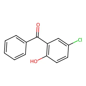 5-Chloro-2-hydroxybenzophenone structure