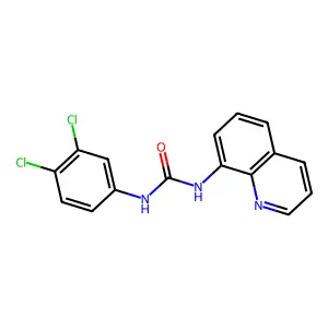 1-(3,4-dichlorophenyl)-3-quinolin-8-ylurea structure