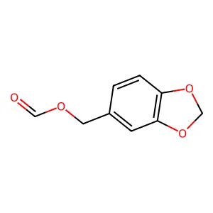 1,3-Benzodioxole-5-methanol, formate structure