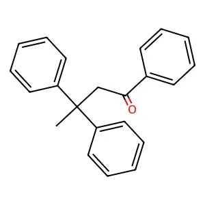 1,3,3-triphenylbutan-1-one structure
