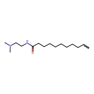10-Undecenamide, N-(2-(dimethylamino)ethyl)- structure