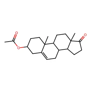 Dehydroepiandrosterone acetate structure
