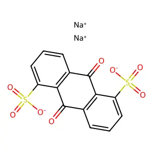 disodium9,10-dioxoanthracene-1,5-disulfonate structure