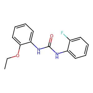 1-(2-ethoxyphenyl)-3-(2-fluorophenyl)urea structure