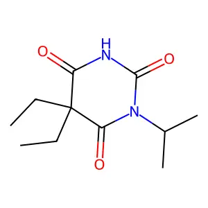 N-Isopropylbarbitone structure