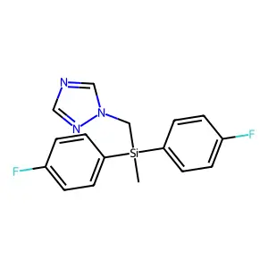 Flusilazole structure