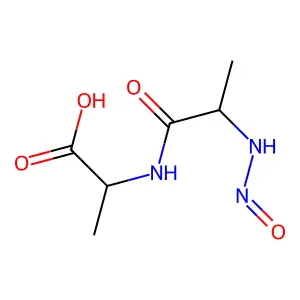 Nitrosoalanylalanine structure