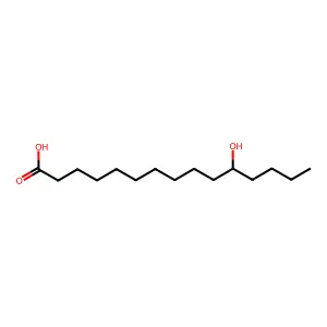 11-hydroxypentadecanoic acid structure