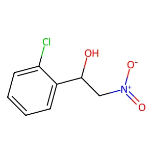 1-(2-chlorophenyl)-2-nitroethanol structure