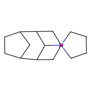 1-(10-tricyclo[4.3.1.12,5]undecanyl)pyrrolidine structure